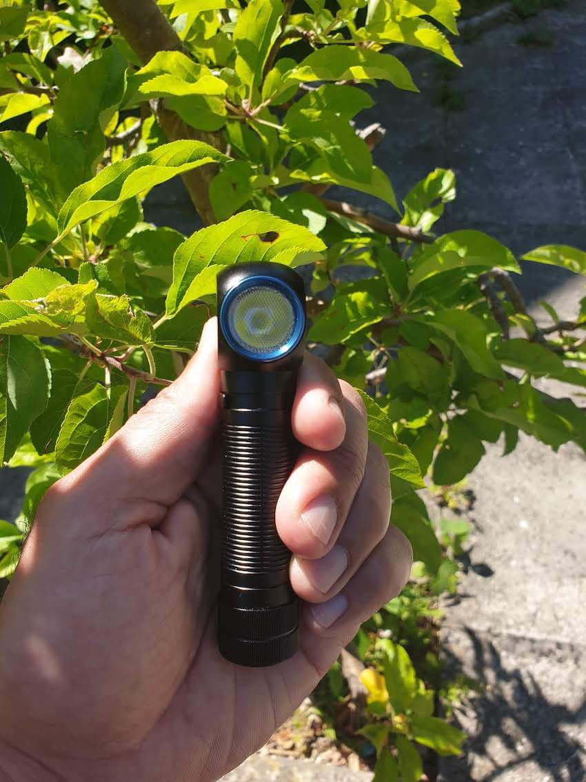 Olight H2R Review - in hand