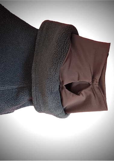 Mountain Equipment Touchstone Fleece Jacket Review - thumb hole