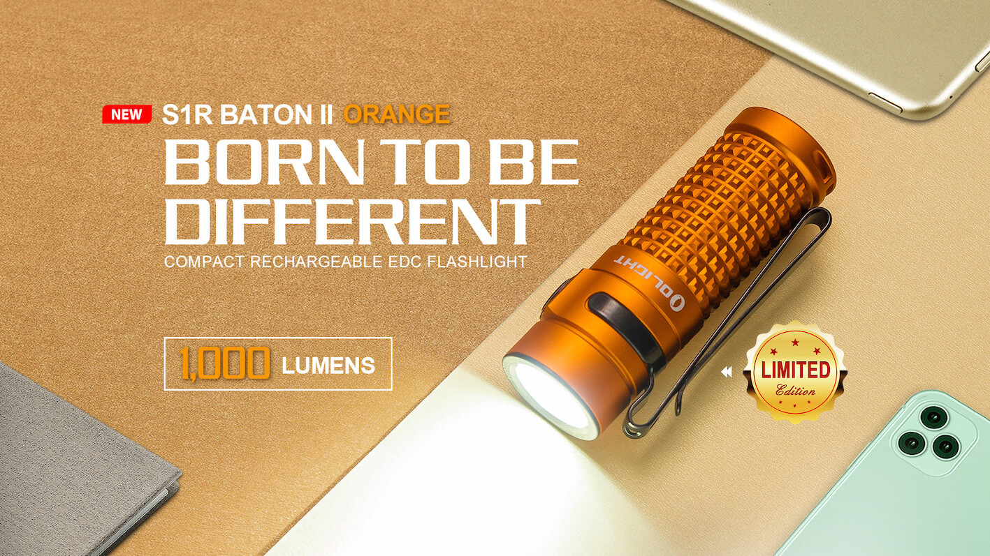 Olight S1R Baton II Orange Limited Edition - Limited Edition