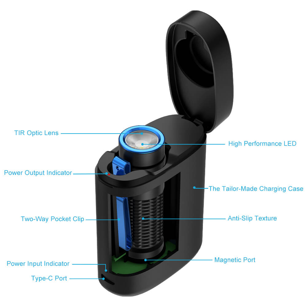 Olight Baton 3 - Premium Edition Wireless Charging Torch Review - wirless charger details