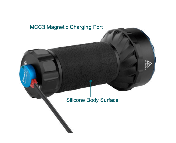 Olight Marauder Mini - charging 2