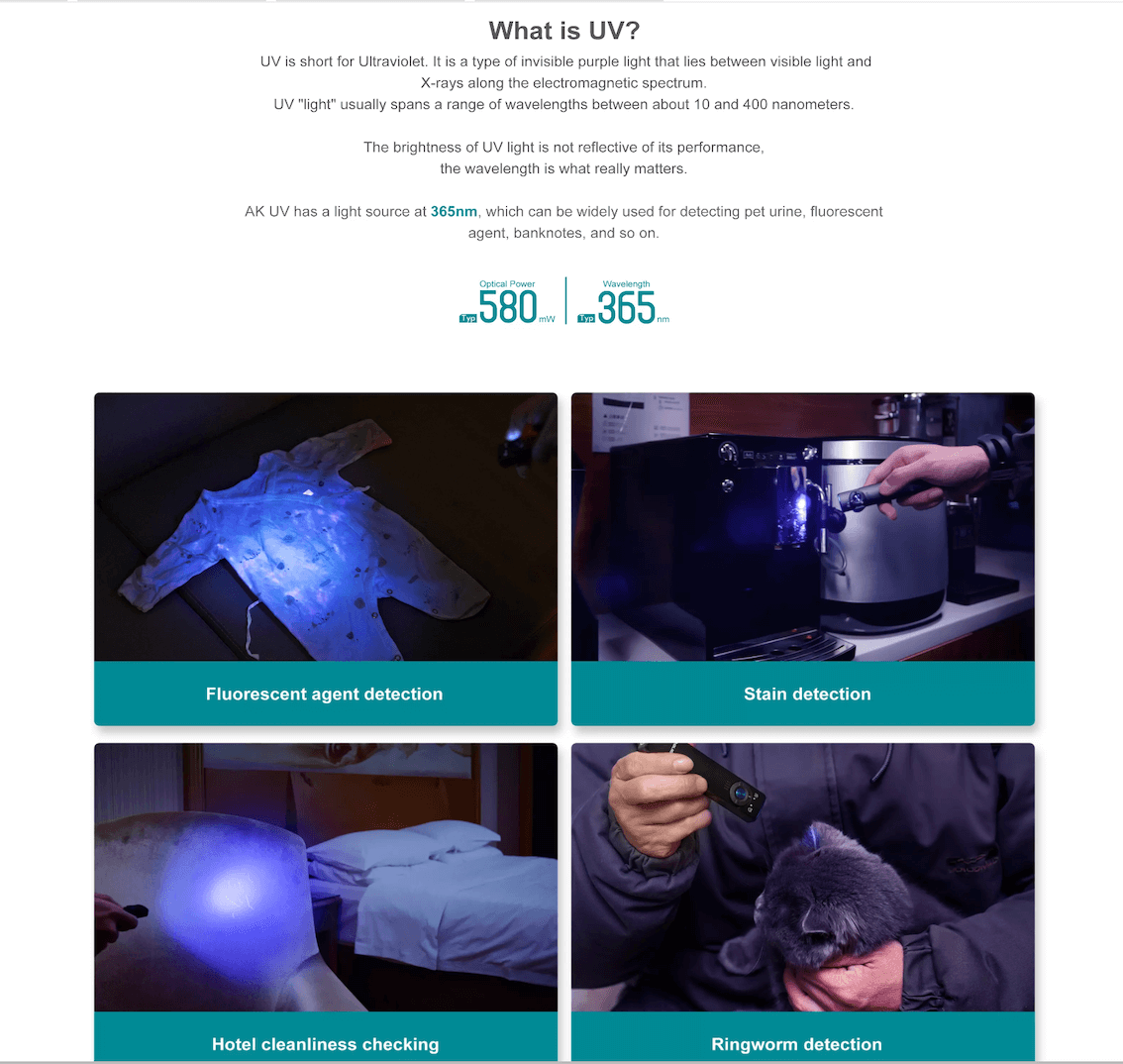Olight Arkfeld UV - UV applications